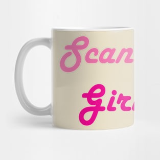 Scandi Girl Pink Two Tone Mug